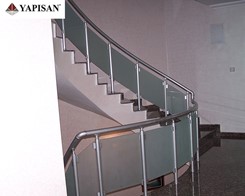Alüminyum Camlı Merdiven Korkuluğu Uygulama 6
